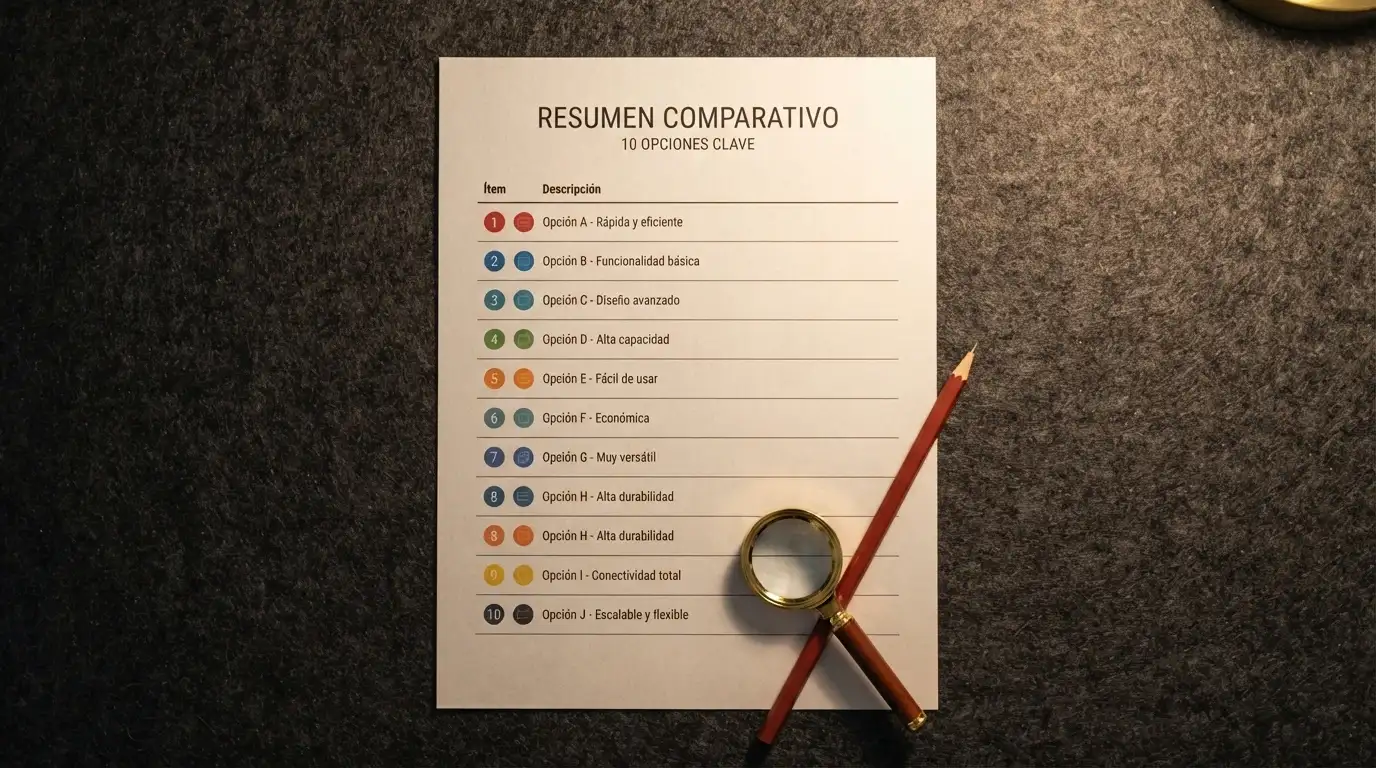 Composición con los logotipos de los 10 operadores analizados ordenados sobre un mapa de España