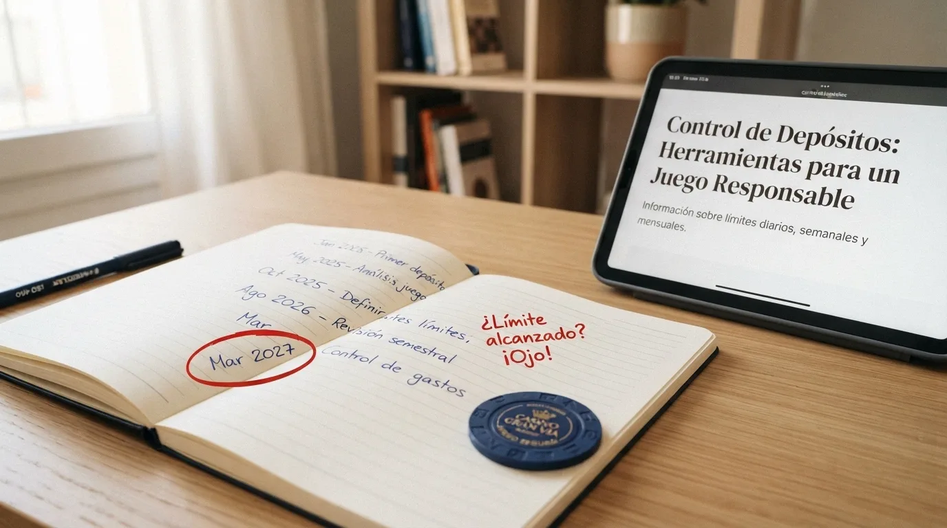 Un calendario abierto en marzo de 2027 con una marca roja, junto a una tableta mostrando la web del BOE con el RD 520/2026