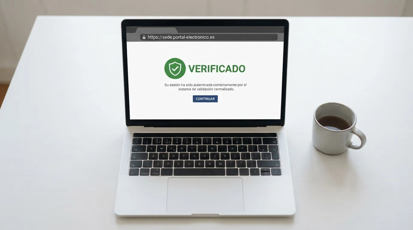 El logotipo de la DGOJ junto al dominio .es en la barra de direcciones de un navegador